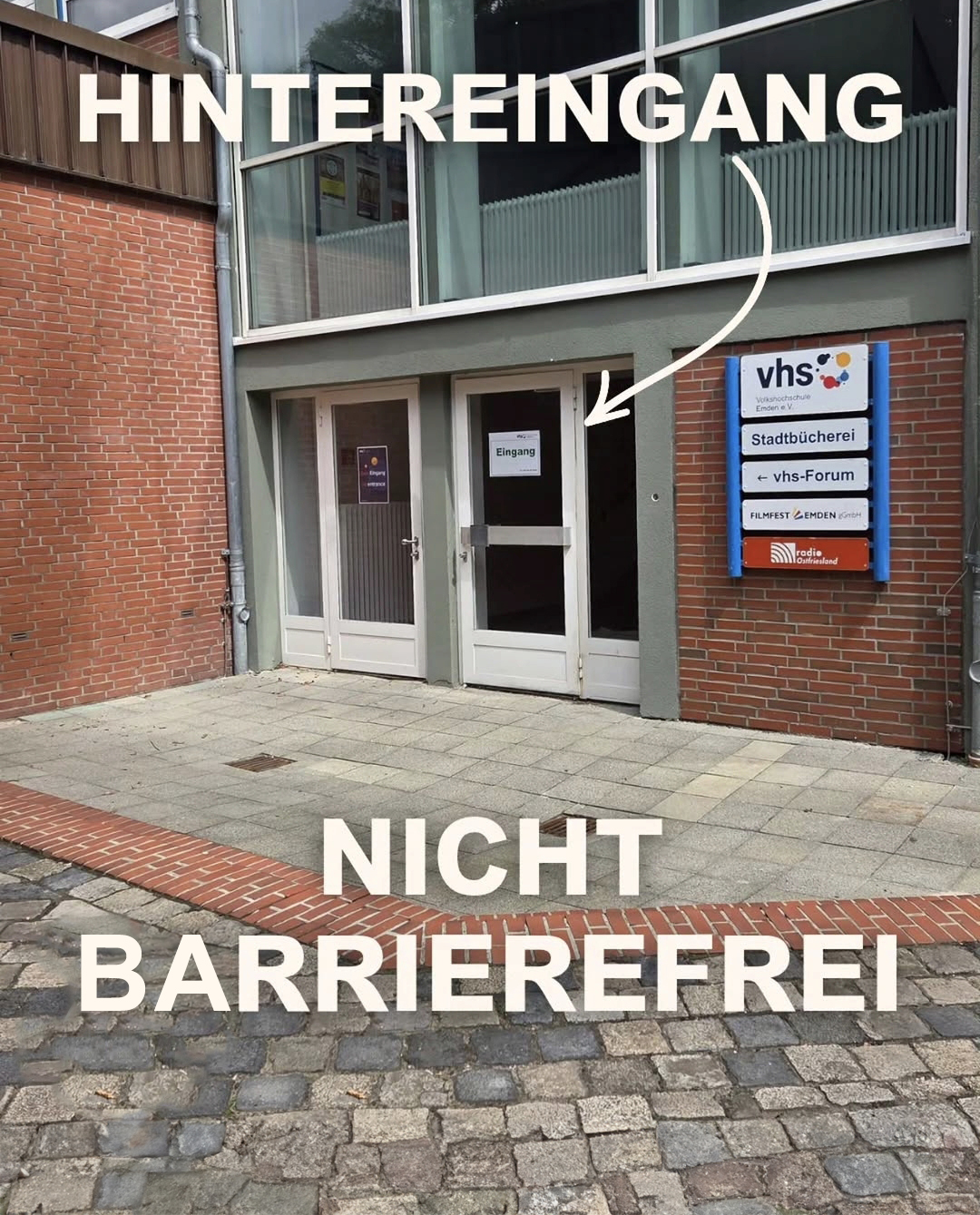 Öffnet die Seite 'Achtung Umbau!'